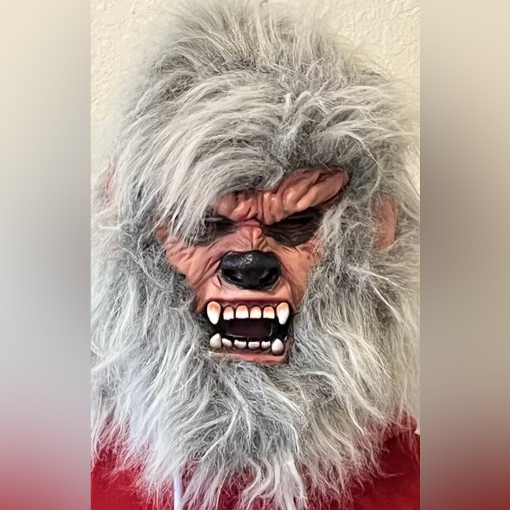 Werewolf Faux Fur Costume Mask